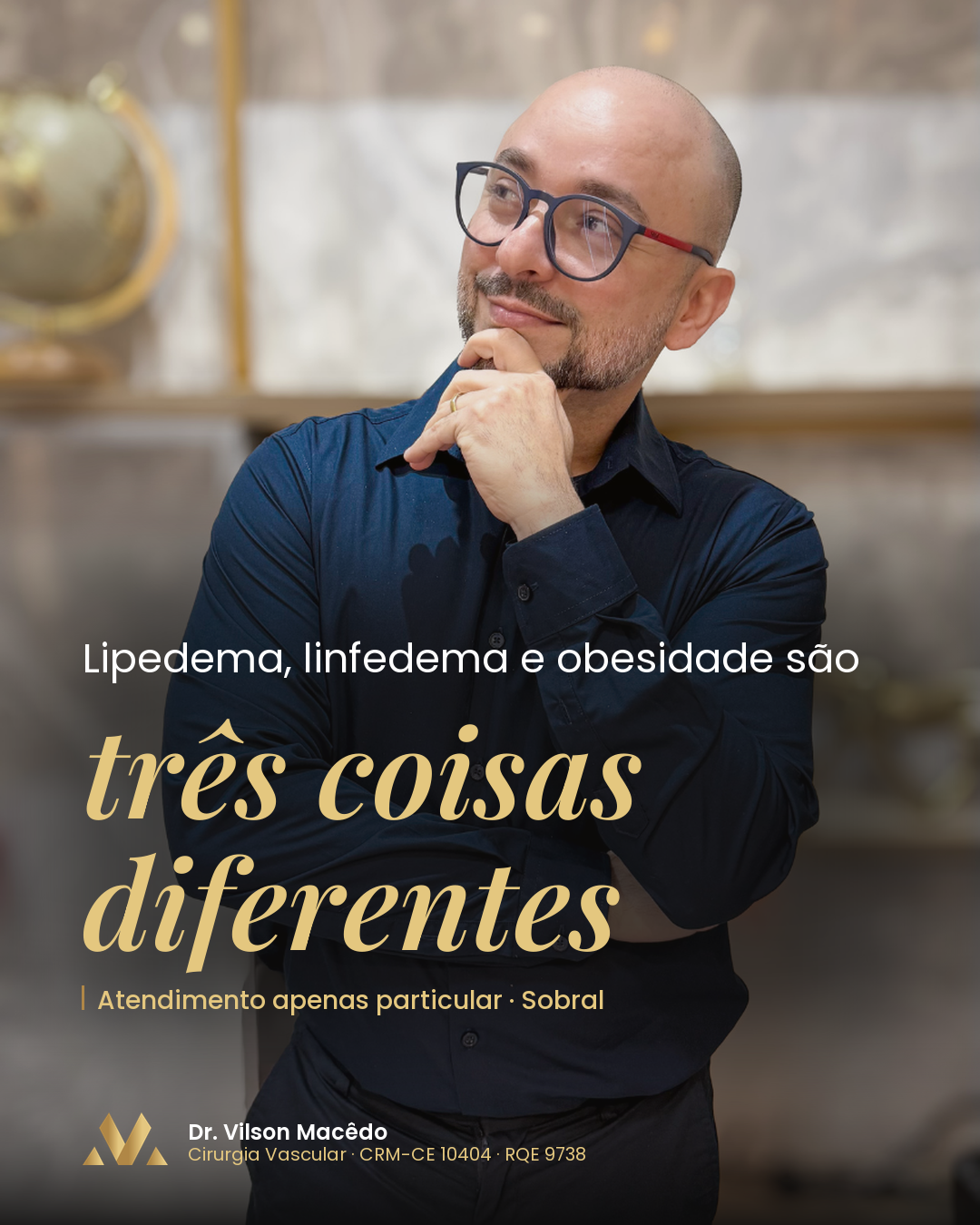 Lipedema, linfedema e obesidade são três coisas diferentes.