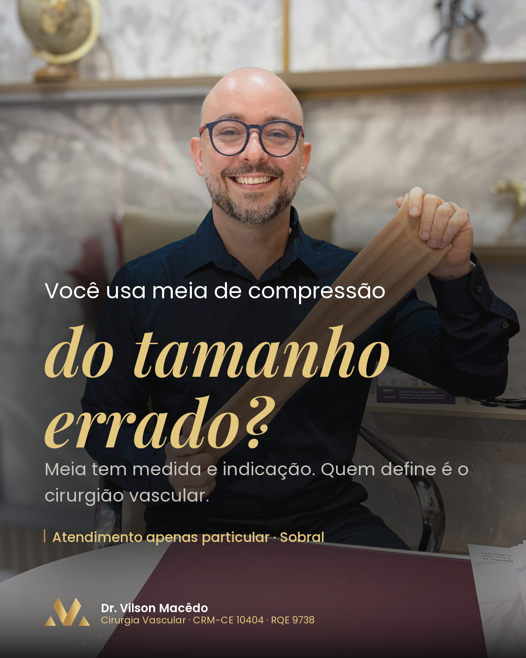 Você usa meia de compressão do tamanho errado?