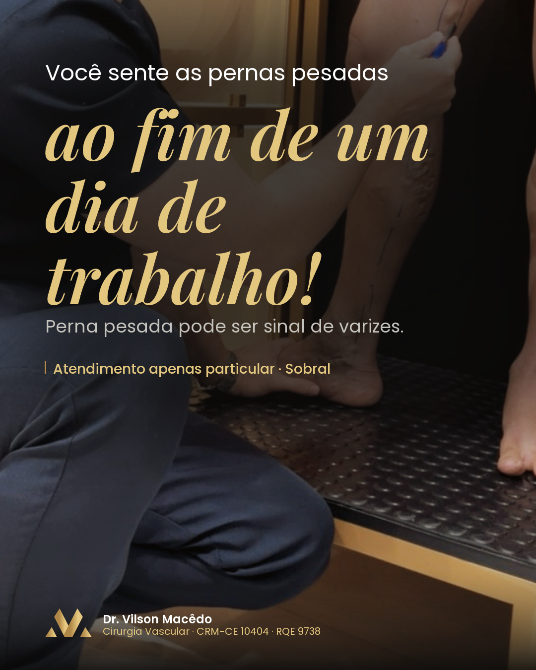 Você sente as pernas pesadas ao fim de um dia de trabalho!