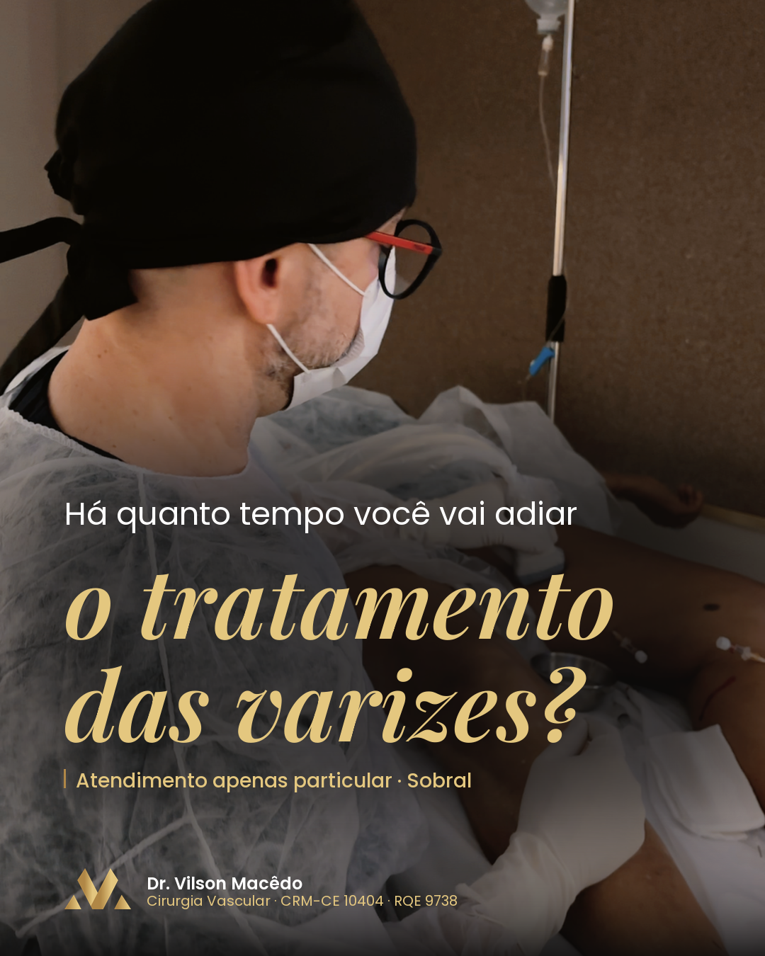 Há quanto tempo você vai adiar o tratamento das varizes?