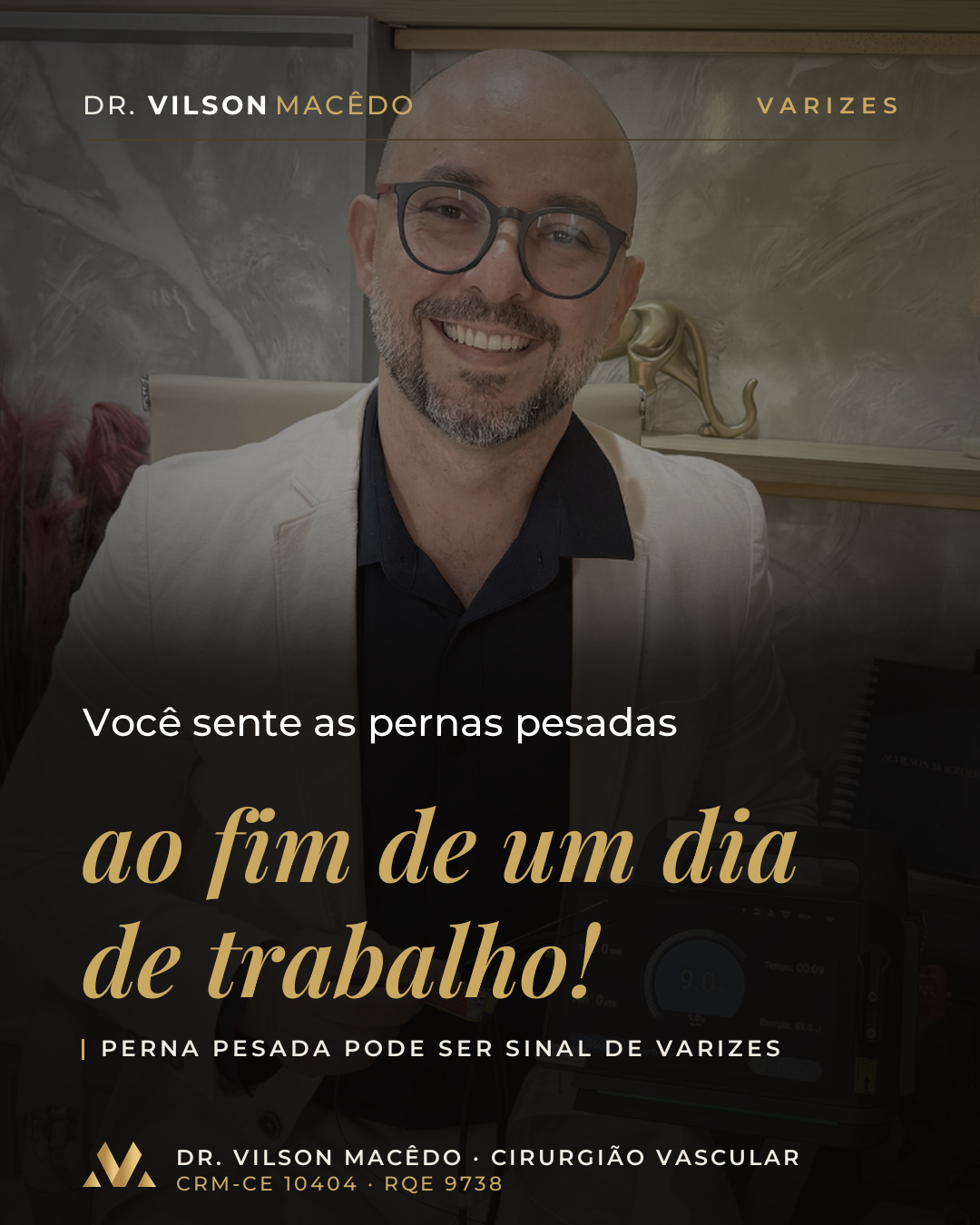 Você sente as pernas pesadas ao fim de um dia de trabalho!