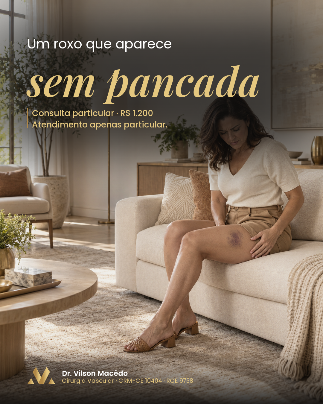 Bate no armário e nasce um roxo