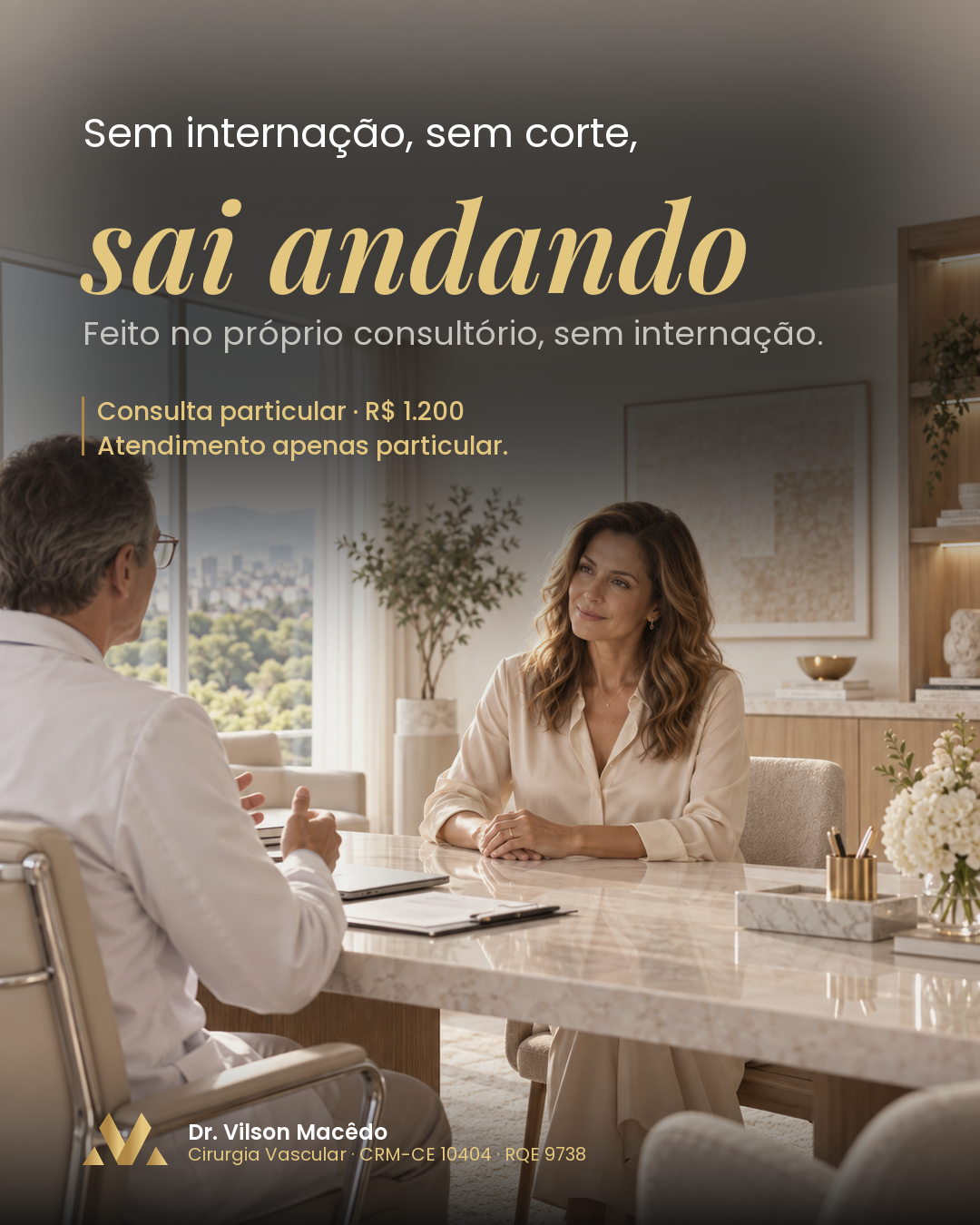 Adiou seis anos por medo da internação