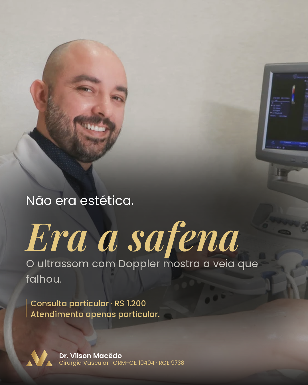 O que aparece na perna começa mais fundo